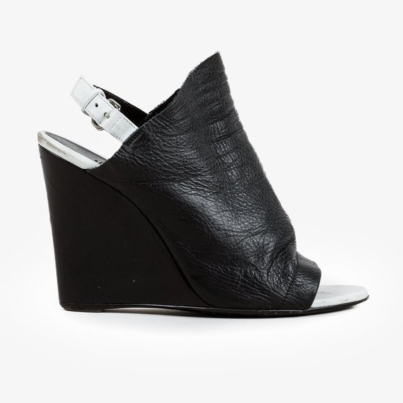 Balenciaga Veau Papier Wedge Sandal - Picture 1 of 10